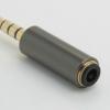 Audio 3.5mm to 3.5mm Jack Headphone Connector OMTP to CTIA Aux Adapter Plug Black view 1