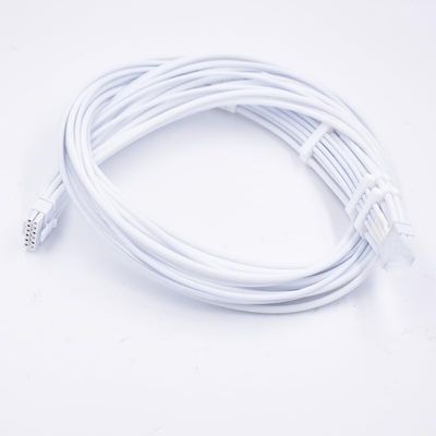 30cm White ATX 3.0 12V 600W Male to Male 16 (12+4 pin Cable, Suitable for RTX 4090TI/3090TI, Compatible with PCIE 5.0 12V Power Supply