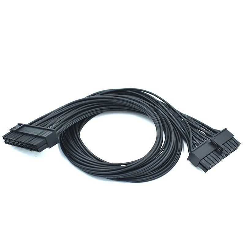 ATX 24Pin to 20+4Pin Power Cable PSU 24-pin Male to 24-pin Motherboard Power Extension Cable