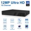 UNILOOK 12MP AI 16CH PoE NVR Network Video Recorder, NVR Support 12MP/8MP/6MP/5MP/4MP/1080P IP PoE Cameras16CH H.265 for Business Video Audio Recording, 2 SATA, AI NVR(HDD not Included) NDAA view 2