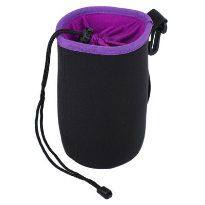 DIYEAH Neoprene Camera Lens Pouch Shockproof Dustproof Protective Case for DSLR Mirrorless Cameras Compact Lightweight Lens Bag