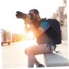 DIYEAH Neoprene Camera Lens Pouch Shockproof Dustproof Protective Case for DSLR Mirrorless Cameras Compact Lightweight Lens Bag view 3