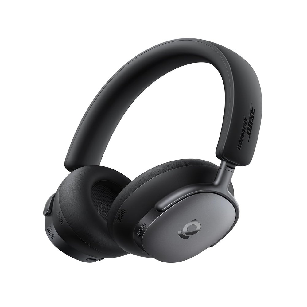 Baseus Inspire XH1 Adaptive Active Noise Cancelling Headphones, Sound by Bose, Dolby Audio, Premium Real-Time Adaptive ANC, Adaptive Tuning Rich Sound, Hi-Res Audio, 100H Playtime - Cosmic Black