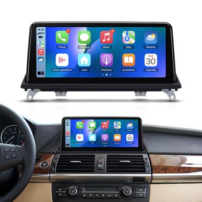 10.25 Inch Android AUTO Touch Screen Car Stereo Radio for BMW X5 E70 X6 E71 from 2012 to 2015 CIC Bluetooth Linux System