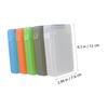 DECORNIJIA 5pcs Hard Disk Protective Cases Portable Plastic Storage Box for Hard Drive Organizer in White Green Gray view 2