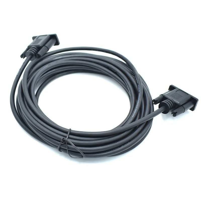 1.5 DB9 Male to Female M/F Cable Serial RS232 Extension Cable (Black