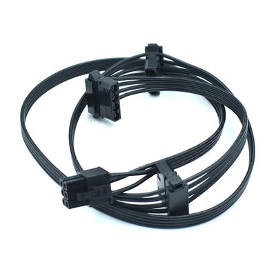 SATA/PATA 6-pin to 3X IDE Drive Cable for HX1200 RM1000X RM850X RM650x RM550x RM750X PSU