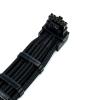 50cm Right-Angle 16-Pin 12V Cable (3x8 Pin to PCI-E 5.0) Modular Power Cable with Comb Compatible with ROG I 1000W and II 1200W (Black Down Bend) view 1