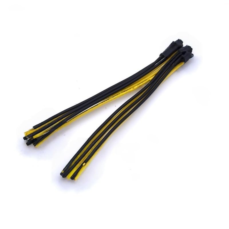 20cm 18AWG Dual 6-pin Female to 8-pin Male PCI Express GPU Card Power Adapter Cable