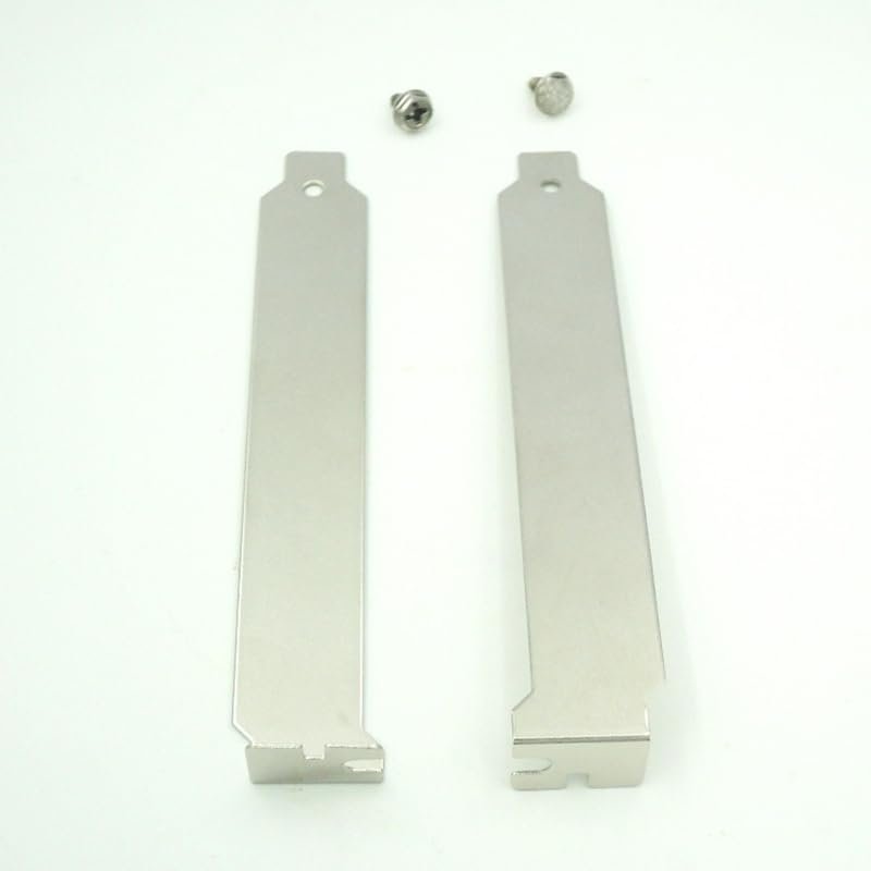 50pcs/Batch PCI Computer case Rear Slot PCI Bracket Blank Filler Cover with Screws