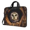 13 Inch Laptop Shoulder Bag For Men Women,Waterproof Briefcase Messenger Bag Owl Tree Hole Laptop Sleeve Bag W/Strap Handle view 1