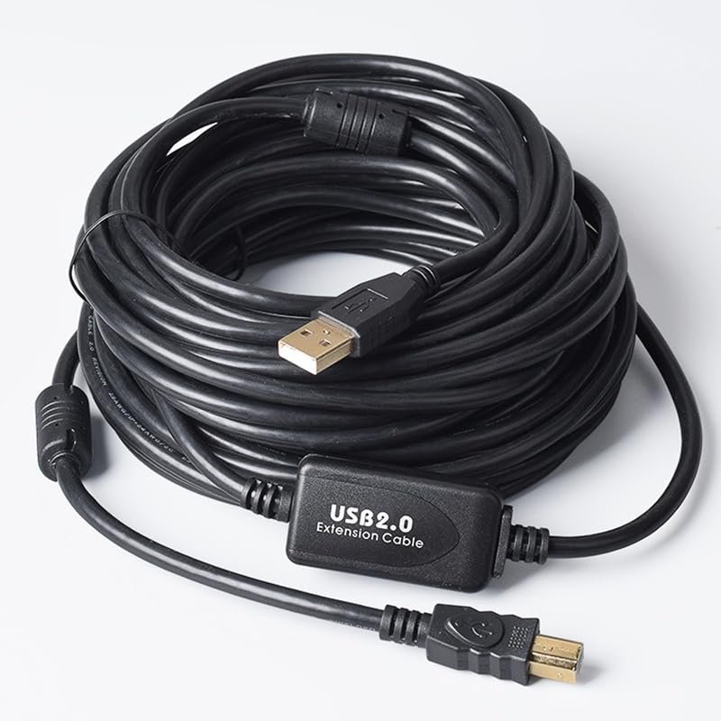 10m USB 2.0 Type A Male to Type B Printer Cable with Amplifier IC chip