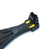 16AWG 4X8Pin Female GPU to PCB 5.0 12+4Pin 12V 600W 16Pin Power Adapter Cable, Suitable for RTX4090 4080 GPU (13CM (16P Down Bend view 1