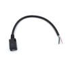 10 Pieces/lot 15cm Black USB2.0 Micro 4pin Cable view 1