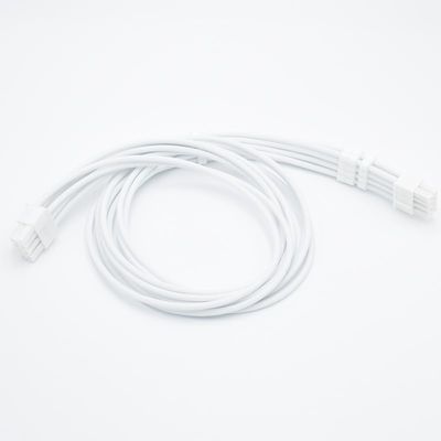 PCIe/CPU 8pin to Motherboard CPU 8 (4+4pin) Flexible Silicone sheathed Cable for RM850X/HX850i/AX850i Modular Power Supplies (50cm, All White)