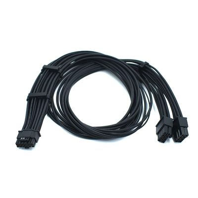60cm 16AWG Modular Cable for 850W PCIe 5.0 12V PSU Power Cable Dual 8-Pin to 16-Pin PCI-e Gen 5.0 Support RTX3090Ti (Black Straight)