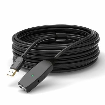 10M USB 2.0 Type A Male to Type A Female Active Repeater Extension Cable (Built-in IC
