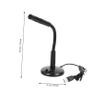 DOITOOL USB Laptop Microphone with Stable Base Sound Desktop Mic for Live Streaming Gaming Voice Chat Design Easy to Use view 2