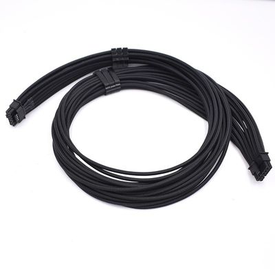 30CM 16Pin (12+4) Male to Male PCI-E 5.0 12V Flexible Silicone Cable Extension Cable for 12V PSU to 16Pin GPU