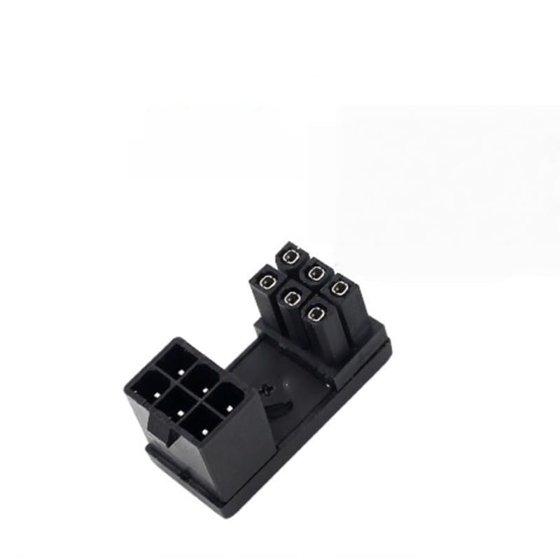 20 Pieces/Batch GPU VGA PCIe 8-pin 6-pin U-Shaped to 180-degree Angle Connector Power Adapter Board for Desktop Graphics Card (PH36A