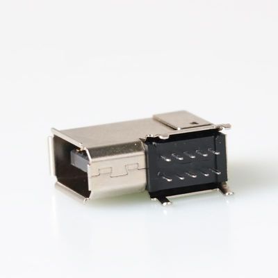 90 Degree Side 1394 Socket IEEE 1394 10P Female Connector