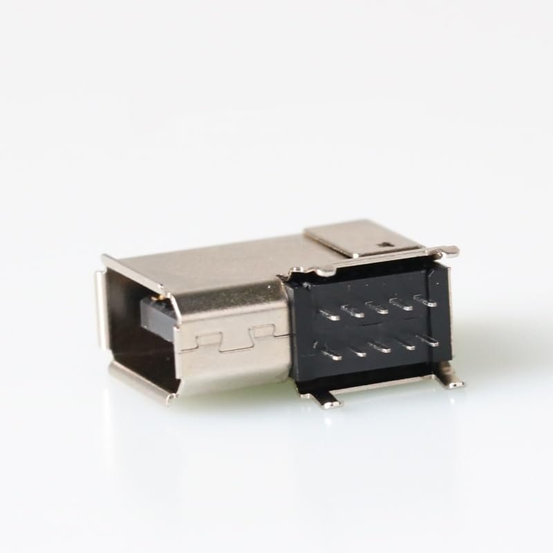 90 Degree Side 1394 Socket IEEE 1394 10P Female Connector