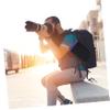 Gatuida Shockproof Camera Lens Pouch Neoprene Protective Case with Belt Loop for DSLR Lens Storage and Transport view 2