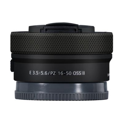 Camera Lens Sticker for Sony E 16-50mm II Macro Coat Wraps Film Protector Vinyl Decal Skin 16-50 II(Matte Black)