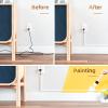 Delamu Cord Hider, 315in Cord Covers for Wires on Wall, One-Cord Cable Hider, Wire Hiders Wire Covers for TV Cords on Wall, Easy Mount Cable Cover Management Kit, 20 x L15.7 W0.59 H0.4in, White view 4