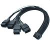 30cm 4x8pin PCI-e to 16Pin (12+4 PCI-e 5.0 12V Connector 16P Extension Cable, Compatible with GPU RTX 4090 Series view 1