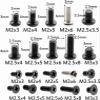 GUPEA 250PCS Flat Head Phillips Screws Kit Small Mini Steel Bolt Set for Repair Computer Electronic Laptop Screws Kit view 3