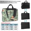 13 Inch Laptop Shoulder Bag For Men Women,Waterproof Briefcase Messenger Bag Pastel Floral Pattern Laptop Sleeve Bag W/Strap Handle view 2