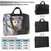 13 Inch Laptop Shoulder Bag For Men Women,Waterproof Briefcase Messenger Bag Opossum In Snow Laptop Sleeve Bag W/Strap Handle view 3