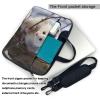13 Inch Laptop Shoulder Bag For Men Women,Waterproof Briefcase Messenger Bag Opossum In Snow Laptop Sleeve Bag W/Strap Handle view 4