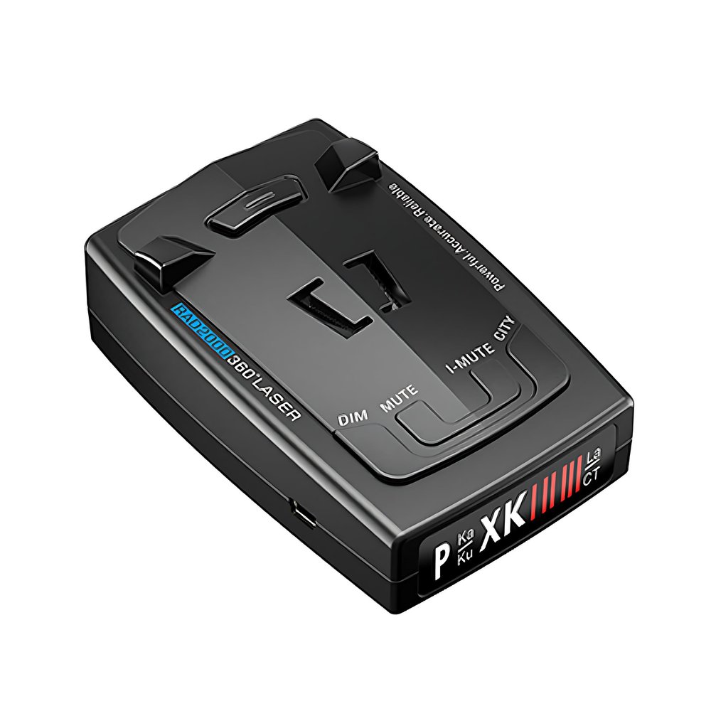 RAD2000 Laser Radar Detectors for Cars,Police Radar Detector with Long Range Detection,Anti-Falsing Circuitry, VG-2 Immune,City & Highway Modes,Led Display-X/K/Ka/KU/ST/CT Band & Laser Detection