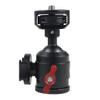 BGNing 1/4 Ball Head, Quick Release SLR Tripod Mount with 1/4 Threaded Holes on Both Sides for Small Geeks with 1/4 Threaded Adapter Screws (Side Cold Boots) view 1