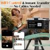 4K Digital Camera for Photography with WiFi,64MP Autofocus Vlogging Camera for YouTube,3'' 180 Flip Screen Compact Travel Camera for Teens with 32GB SD Card,16X Zoom,Anti-Shake,2 Batteries(Black) view 4
