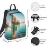 KKLWEGU Cute Backpack For Women Men Lightweight Waterproof Laptop Backpack Travel Shoulder Bag Clean Water And Lake Landscape Casual Daypack view 2