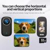 Lemnoi 4K Thumb Action Camera,Mini Body Cam Hands Free Recording POV Worn Portable Camcorder for Bike Cycling, Pet,Travel,Work(32G-Card, Black) view 2