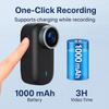 Lemnoi 4K Thumb Action Camera,Mini Body Cam Hands Free Recording POV Worn Portable Camcorder for Bike Cycling, Pet,Travel,Work(32G-Card, Black) view 3