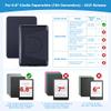 Vane Oak Magnetic Detachable 2-in-1 Stand Case for 6.8" Kindle Paperwhite (11th Generation-2021) and Kindle Paperwhite Signature Edition, Slim PU Shell Cover Case with Auto Wake/Sleep, Dark Blue view 2
