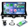 4+128G Android 15 Car Stereo for Honda Accord 8th 2008-2013 with Wireless Carplay Android Auto, 10.1'' in-Cell Screen Head Unit with GPS/Bluetooth 5.0/FM RDS/EQ/Wi-Fi Mirror Link Backup Camera SWC view 1
