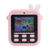 Zopsc Instant Print Camera for Kids, 48MP 2.4in HD Digital Cameras with Double Lens, 16x Zoom, Filters, Games and Music, Christmas Birthday Gift for Boys, Girls (Pink Rabbit) view 1