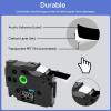 GREENCYCLE Compatible for Brother P-Touch Label Tape TZe-345 18mm 0.7" Laminated Black TZe345 TZ-345 TZe TZ 3/4 inch White on Black Label Maker Tape for PT-D410 PT-D400 PT-D610BT PT-D600, 2 Pack view 2