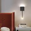 LED Gooseneck Wall Mount Reading Lamp Hardwired Wall Light, Modern Interior Lighting, USB Charging Port, Headboard Lamps for Bedroom Bedside Study Room view 2