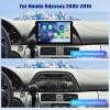 4+128G Android 15 Car Stereo for Honda Odyssey 2005-2010 with Wireless Carplay Android Auto, 10 inch 1280 * 720P IPS Touchscreen Bluetooth Car Radio Support GPS WiFi AHD Rear Camera FM RDS EQ SWC view 2