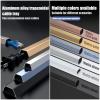 HAABGUBEBV Metal Cord Cover,Self-Adhesive Wire Cord Hider,Metal Cable Covers for Wires Wall,39inch Long Self-Adhesive Cable Concealer Management for Office Home Hotel Shopping Mall(Matte White,M) view 4