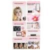 ASHATA 64MP 5K Photo Digital Camera, WiFi Rear Front Double Lens 2.8 Inch Beauty Camera with Fill Light for Selfies Landscapes Portable Compact Point and Shoot Digital for (Black) view 4