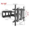 GDMEPMU Adjustable TV Wall Mount - for 70-120 Inch LCD TV Wall Mounting Bracket, TV Mount Bracket with Two Swivel Articulating Tilt 6 Arms, Max Vesa 1000 x 600 mm, Holds up to 130 kg view 2