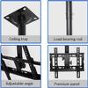 GDMEPMU TV Stand TV Unit, Tilt, Swivel TV Ceiling Mount for 32 to 55" LED Flat Screen TV's, Extra Long Ceiling Tv Mount Bracket, Max Loading Up to 77 Lbs TV Mount TV Stand view 4